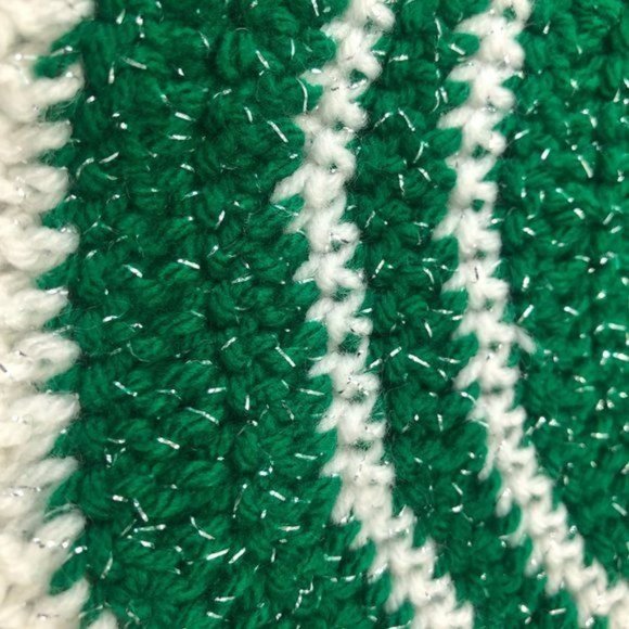 Green White Knitted Classic Washable Table Mate - Picture 3 of 7